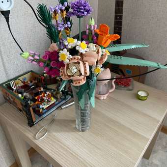 Конструктор LEGO Botanicals Букет цветов блочный: отзыв пользователя Детский Мир