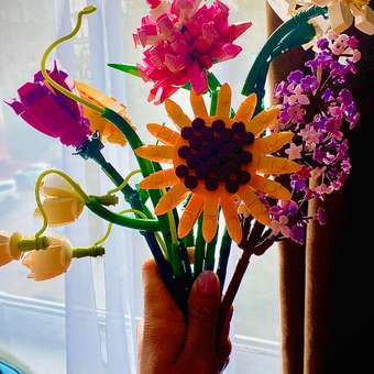 Конструктор Sembo Florist Букет цветов FCJ0653151: отзыв пользователя Детский Мир