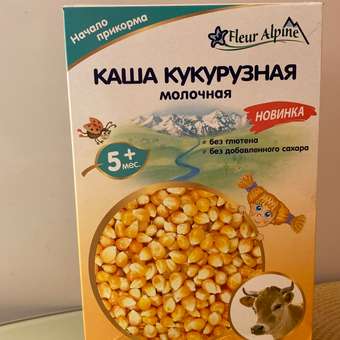 Каша Fleur Alpine молочная кукурузная 200г с 5месяцев: отзыв пользователя Детский Мир