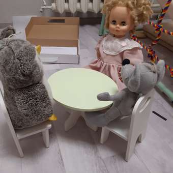 Мебель для кукол Paremo Классика набор 4предмета Белый-салатовый PFD120-41: отзыв пользователя Детский Мир