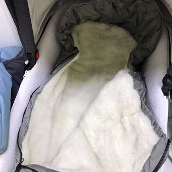 Конверт зимний AmaroBaby меховой Snowy Baby Серый 85 см: отзыв пользователя Детский Мир