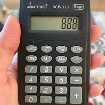 Калькулятор карманный Prof-Press MC2 BCP-310 8 разрядов: отзыв пользователя Детский Мир
