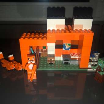 Конструктор LEGO Minecraft Лисья хижина блочный: отзыв пользователя Детский Мир