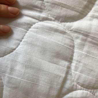Одеяло Babyton стеганное легкое Белое С111523: отзыв пользователя Детский Мир