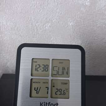 Часы с термометром KITFORT КТ-3301: отзыв пользователя Детский Мир