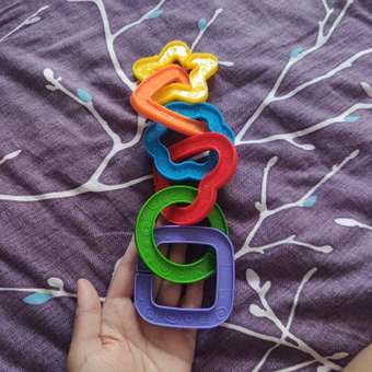 Развивающая игрушка PLAYGO Забавная цепочка Геометрические фигуры: отзыв пользователя Детский Мир