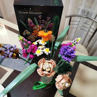 Конструктор LEGO Botanicals Букет цветов блочный: отзыв пользователя Детский Мир
