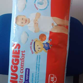 Трусики Huggies Ultra Comfort для мальчиков 5 (12-17 кг) 48 шт.: отзыв пользователя Детский Мир