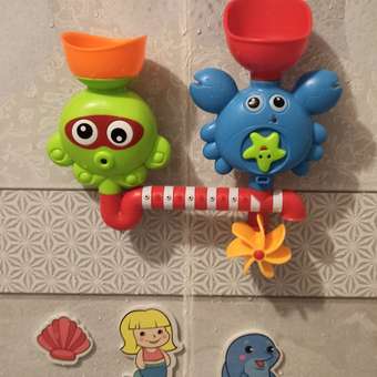 Игрушка для ванной Ути Пути краб и осьминог: отзыв пользователя Детский Мир