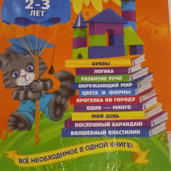 Книга Эксмо Годовой курс занятий для детей 2-3лет: отзыв пользователя ДетМир