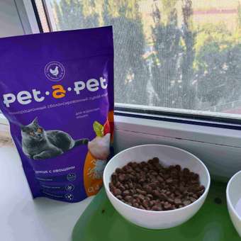 Корм для кошек Pet-a-Pet 0.4кг c цыпленком: отзыв пользователя. Зоомагазин Зоозавр