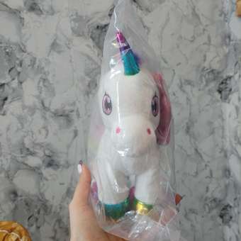 Мягкая игрушка Fluffy Family Единорог с крыльями Радуга 25 см: отзыв пользователя Детский Мир