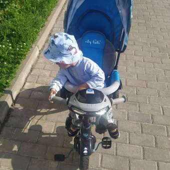 Велосипед детский Nika kids трёхколёсный коляска с ручкой: отзыв пользователя Детский Мир