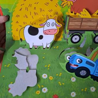 Книга-панорамка УМка Синий трактор Веселая ферма: отзыв пользователя Детский Мир