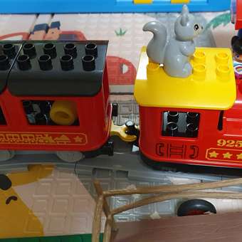 Конструктор LEGO DUPLO Town Поезд на паровой тяге (10874): отзыв пользователя Детский Мир