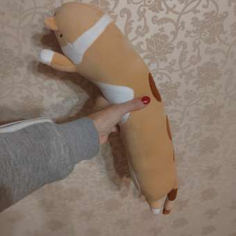 Игрушка-обнимашка Territory подушка кот Батон рыжий 50 см: отзыв пользователя Детский Мир