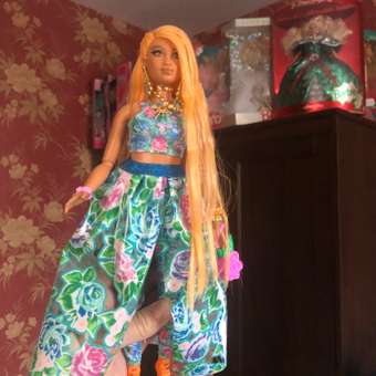 Кукла Barbie Экстра в синем платье HHN14: отзыв пользователя Детский Мир