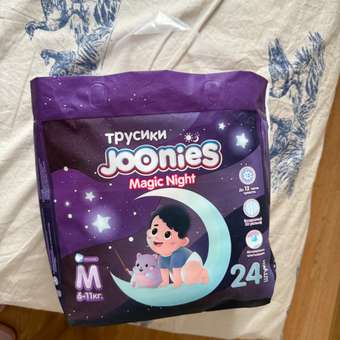 Трусики Joonies Night ночные M (6-11 кг) 24 шт.: отзыв пользователя Детский Мир