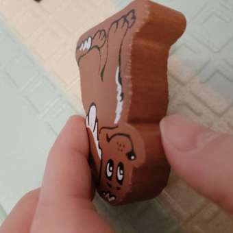 Рамка-Вкладыш Томик Животные 5 деталей 451-1 развивающая деревянная игрушка: отзыв пользователя Детский Мир