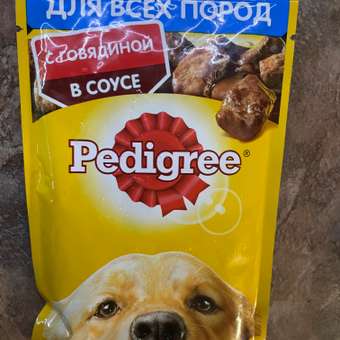 Корм для собак Pedigree говядина в соусе консервированный 85г: отзыв пользователя. Зоомагазин Зоозавр