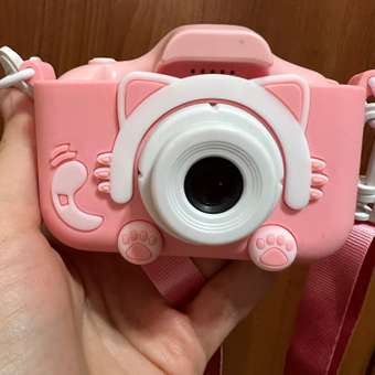 Фотоаппарат Uniglodis детский цифровой Cute Kitty розовый: отзыв пользователя Детский Мир