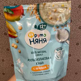 Каша молочная ФрутоНяня с кусочками манго и печеньем 200г с 12 месяцев: отзыв пользователя Детский Мир