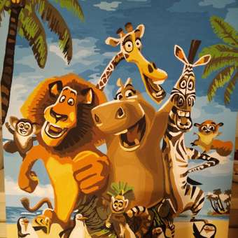Картины по номерам Hobby Paint Мадагаскар холст на подрамнике 40*50: отзыв пользователя Детский Мир