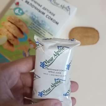 Печенье Fleur Alpine яблочный сок 120г с 6месяцев: отзыв пользователя Детский Мир