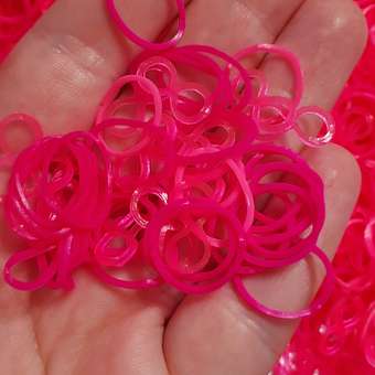 Резинки для плетения Uniglodis Цвет розовый: отзыв пользователя Детский Мир