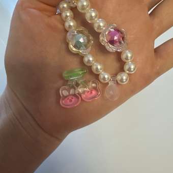 Набор украшений для девочек Lisa Doll Жемчуг бусы браслет серьги заколка: отзыв пользователя Детский Мир