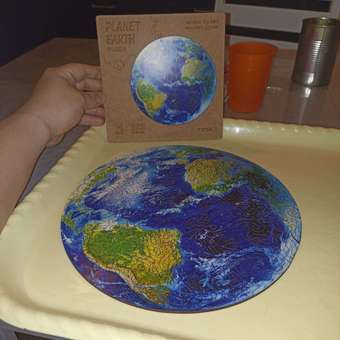 Пазл деревянный Zufa Планета Земля M 153элемента ZDM 005: отзыв пользователя Детский Мир