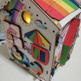 Бизиборд Jolly Kids Домик со светом «Времена года»: отзыв пользователя Детский Мир