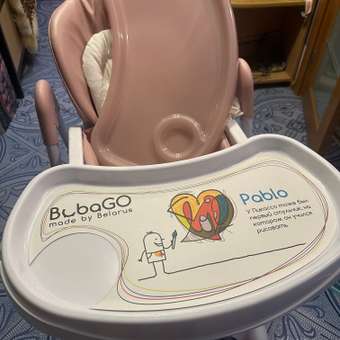 Стульчик для кормления Bubago Pablo цвет розовый: отзыв пользователя Детский Мир