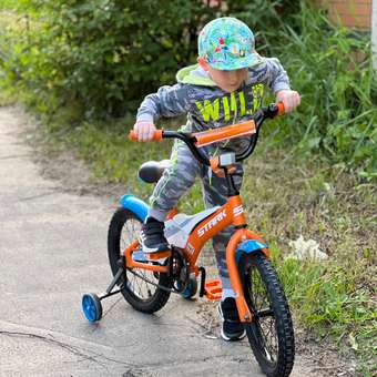 Велосипед Stark 23 Tanuki 16 Boy оранжевый/синий/белый: отзыв пользователя Детский Мир
