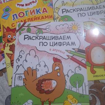 Книга МОЗАИКА kids Раскрашиваем по цифрам. В деревне: отзыв пользователя Детский Мир