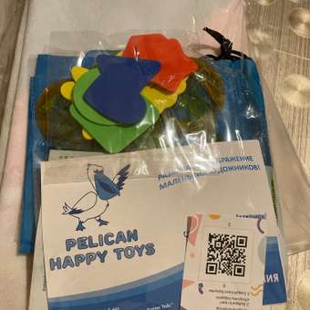 Коврик для рисования водой PELICAN HAPPY TOYS Радуга Детский набор: отзыв пользователя Детский Мир