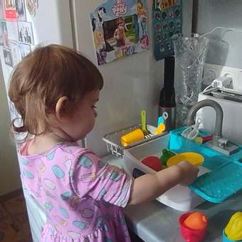 Игровой набор Раковина PLAYGO с сушилкой и посудой 22 предмета: отзыв пользователя Детский Мир