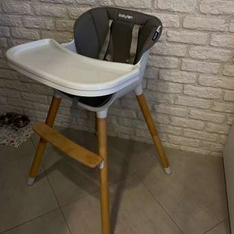 Стульчик для кормления Babyton Woody Grey трансформер: отзыв пользователя Детский Мир
