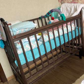 Детская кроватка Sweet Baby прямоугольная, продольный маятник (венге): отзыв пользователя Детский Мир