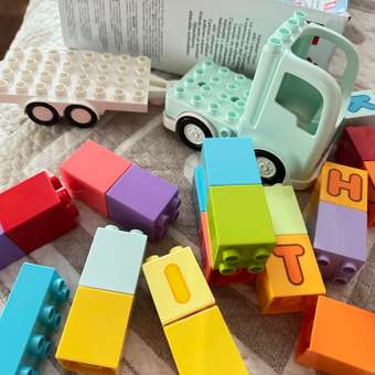 Конструктор LEGO DUPLO Алфавит Грузовик блочный: отзыв пользователя Детский Мир