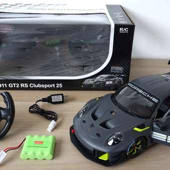 Машина Rastar РУ 1:14 Porsche 911 GT2 RS USB Серая 99560: отзыв пользователя ДетМир