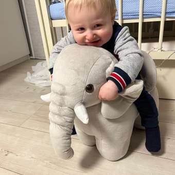Качалка Нижегородская игрушка Слон серый: отзыв пользователя Детский Мир