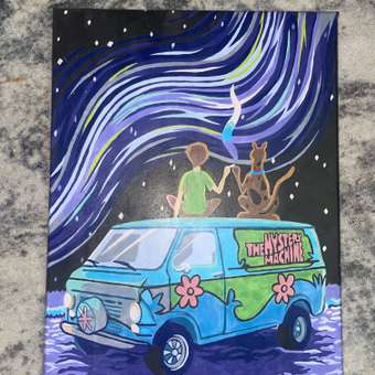 Картина по номерам Art on Canvas Скуби и Шегги 40*50: отзыв пользователя Детский Мир