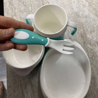 Набор посуды BabyGo Blue 6 шт.: отзыв пользователя Детский Мир