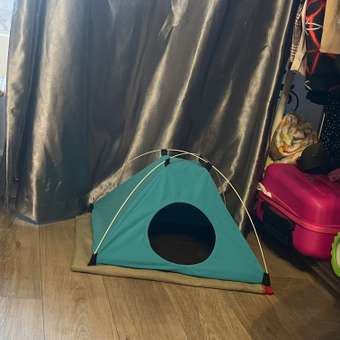 Домик-лежанка для кошек ZDK ZooWell Home Палатка голубая: отзыв пользователя. Зоомагазин Зоозавр