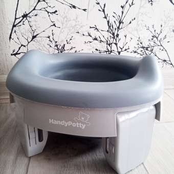 Горшок дорожный ROXY-KIDS HandyPotty 3 в 1 цвет серый: отзыв пользователя Детский Мир