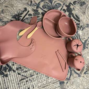 Набор посуды PlayKid розовый: отзыв пользователя Детский Мир