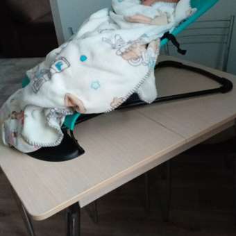 Детский складной шезлонг Mamagoods для новорожденных от 0 кресло качалка для малышей B3: отзыв пользователя. Зоомагазин Зоозавр