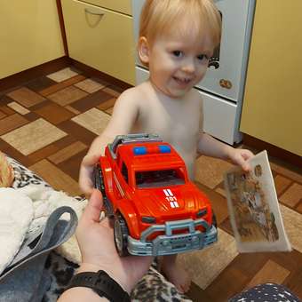 Автомобиль Полесье Легионер-мини пожарный 84712: отзыв пользователя Детский Мир