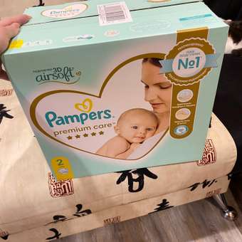 Подгузники Pampers Premium Care 2 4-8кг 102шт: отзыв пользователя ДетМир